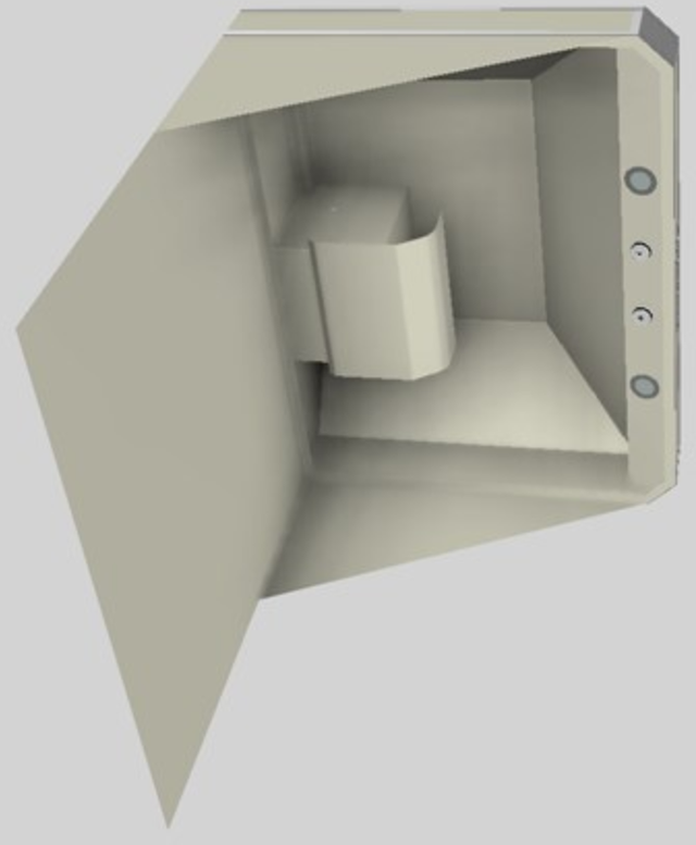 Vent-A-Hood® A Series 36" Biscuit Retro Style Wall Mounted Range Hood-3