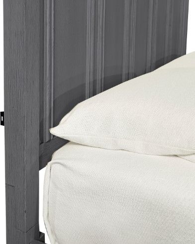 aspenhome® Caraway Aged Slate King Estate Panel Storage Bed-2