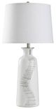 StyleCraft White Table Lamp-0