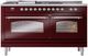 Ilve® Nostalgie II Series 60" Burgundy Pro Style Dual Fuel Range-0