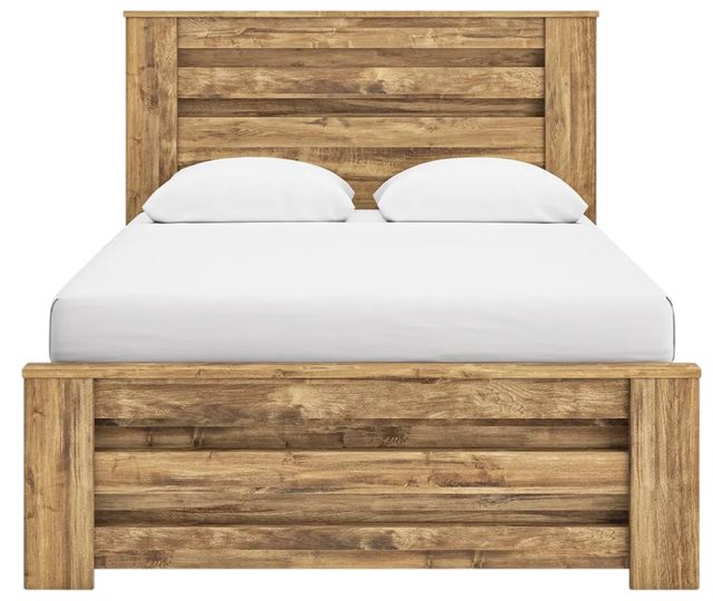 Signature Design by Ashley® Maystonna Brown Queen Panel Bed-2
