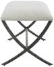 Uttermost® Brisby Black/White Bench-3