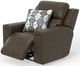 iAmerica Tuscany Chocolate Leather Power Lay Flat Recliner with Power Headrest-4