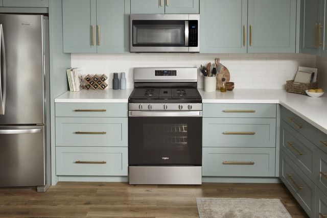 Whirlpool® 1.9 Cu. Ft. Fingerprint Resistant Stainless Steel Over the Range Microwave-5