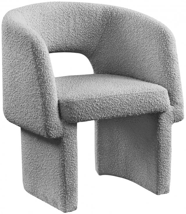 Meridian Furniture Emmet Grey Boucle Dining Chair-0