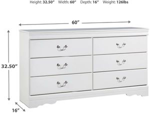 Signature Design by Ashley® Anarasia White Dresser