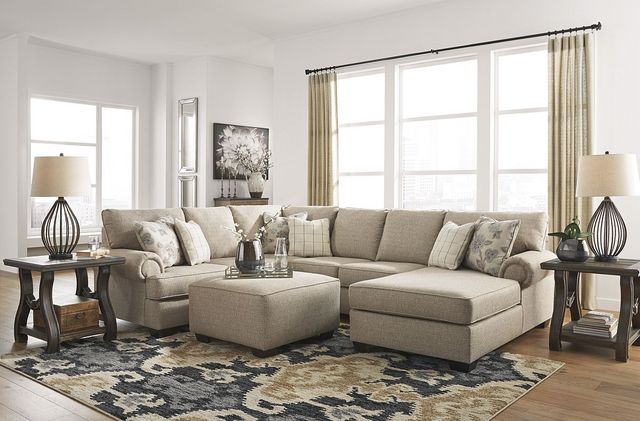Ashley® Baceno Hemp Oversized Accent Ottoman-2