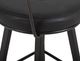 International Furniture Direct Eclipse Black/Blacksmithing Matte Black 24'' Counter Stool-2