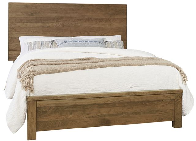 LM Co Home By Vaughan-Bassett Crafted Cherry by Ben & Erin Napier Medium Cherry King Plank Bed-0