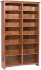 Whittier Wood® Furniture Customizable McKenzie 14-Shelf 48" Bookcase-0