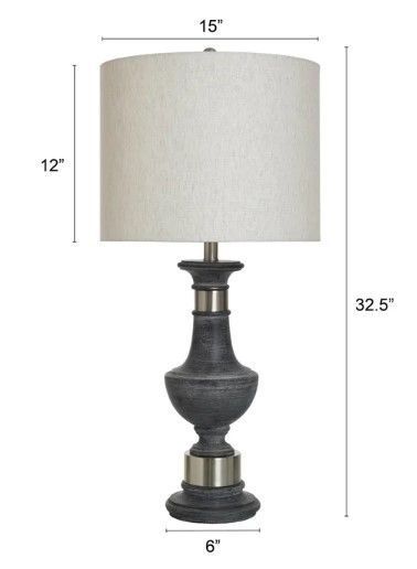 StyleCraft Malta Black Table Lamp-4