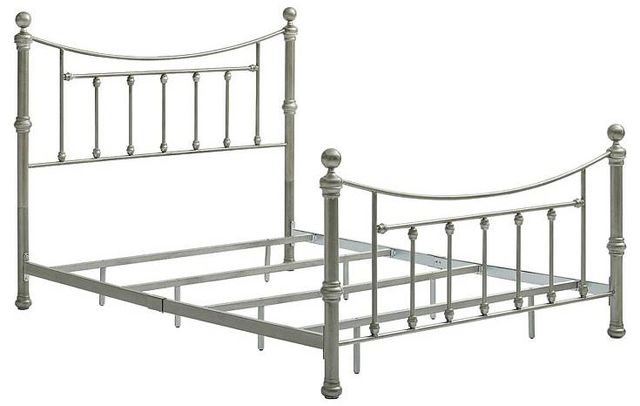 Bernards Easton Grey King Metal Bed-1