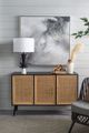 A & B Home Black/Gray/White Stormy Skies Framed Wall Art-5