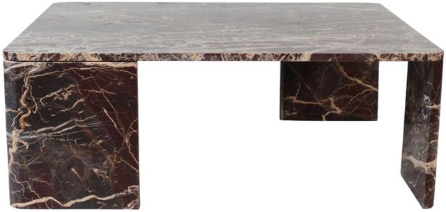 Meridian Furniture Livorno Burgundy Red Cherry Coffee Table-1