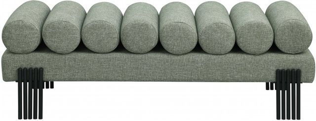 Meridian Furniture Akeela Green Bench-2