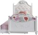 Elements International Alana White Twin Platform Youth Bed with Storage Trundle-1