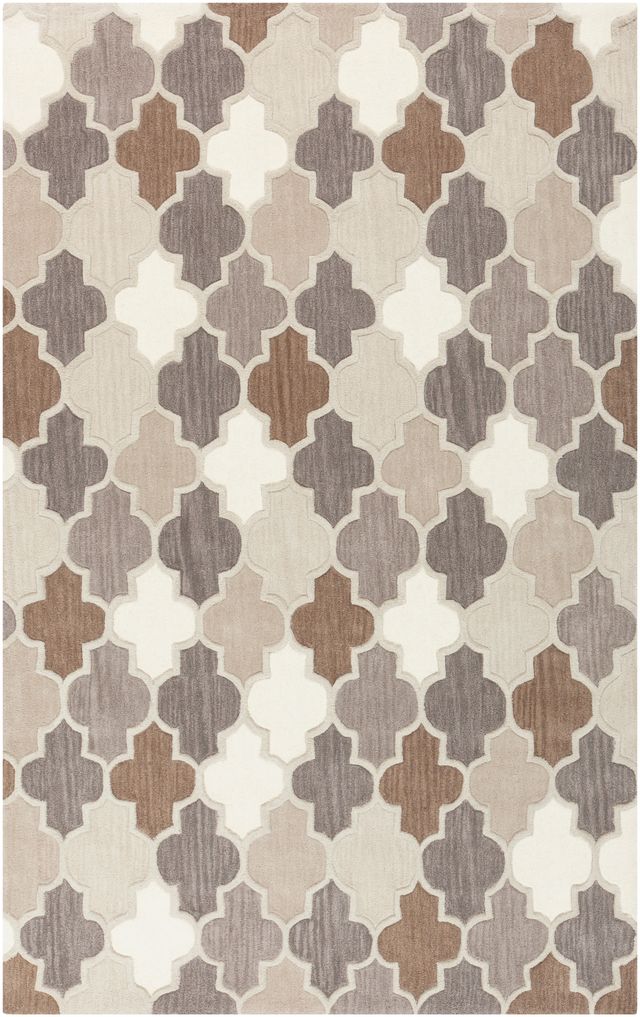 Surya Oasis Medium Gray 2'x3' Throw Rug-0