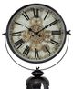 YHD Black/White Tripod Vintage Gear Clock-3