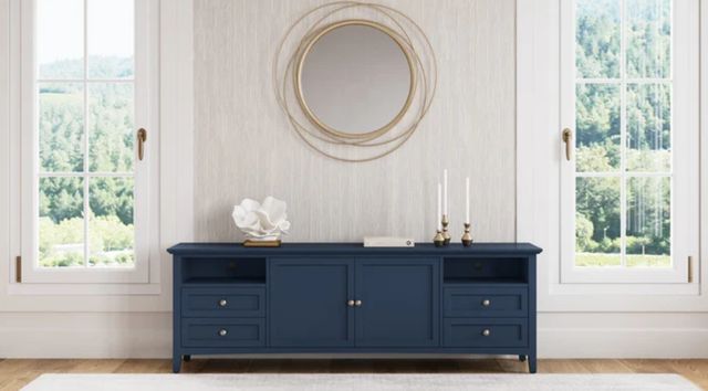 Modus Furniture Grace Blueberry 84" Entertainment Console-1