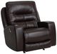 Franklin™ Aspen Holt Coffee Leather Power Rocker Recliner-0