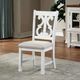 Furniture of America® Auletta 7-Piece Distressed Dark Oak/Distressed White Dining Table Set-1