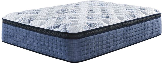 Sierra Sleep® by Ashley® Mt Dana 2-Piece Hybrid Euro Top and Better than a Boxspring Foundation Full Mattress Set-1