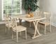 Elements International Callista 5-Piece Beach Folding Dining Set-3