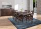 Urban Collections by Yutzy Woodworking Estate Brown 36”x52” Double Pedestal Dining Table with 1 Leaf-1