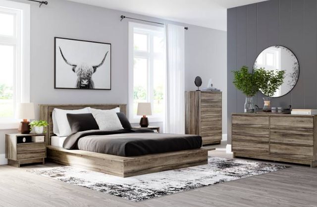 Signature Design by Ashley® Shallifer 2-Piece Brown Full Panel Bed Set-3