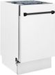 ZLINE Autograph Edition 18" White Matte Built In Dishwasher-2