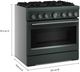 KitchenAid® 36" Juniper 6 Burner Pro Style Dual Fuel Range with No Preheat Air Fry Mode-1
