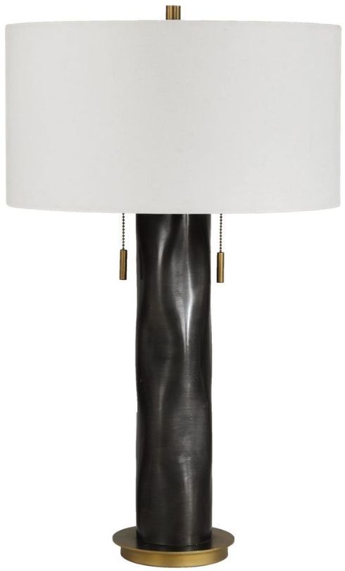 Uttermost® Carmine Dark Bronze Table Lamp-0