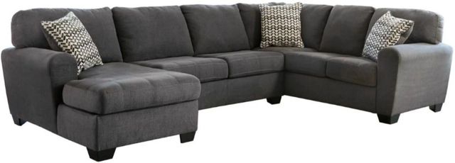 Benchcraft® Ambee 3-Piece Slate Left-Arm Facing Sectional and Chaise-0