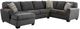 Benchcraft® Ambee 3-Piece Slate Left-Arm Facing Sectional and Chaise-0