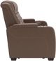 Signature Design by Ashley® High Impact Tobacco Power Reclining Sofa with Adjustable Headrest-2
