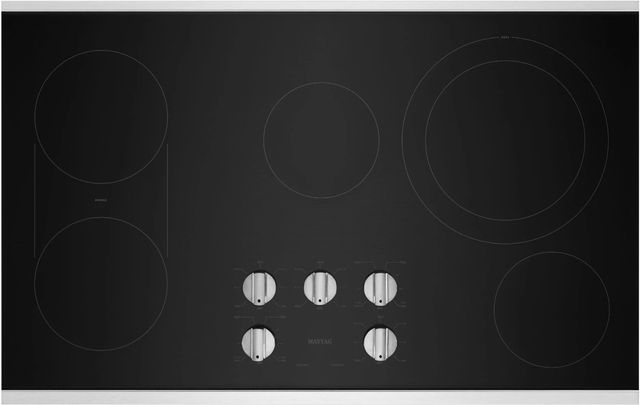 Maytag® 36” Stainless Steel Electric Cooktop-0
