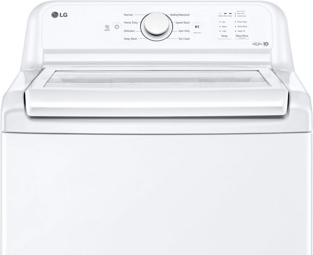 LG 4.1 Cu. Ft. White Agitator Top Load Washer with TurboDrum™ Technology-9