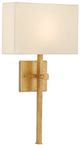 Currey & Company Ashdown Antique Gold Leaf Wall Sconce-0