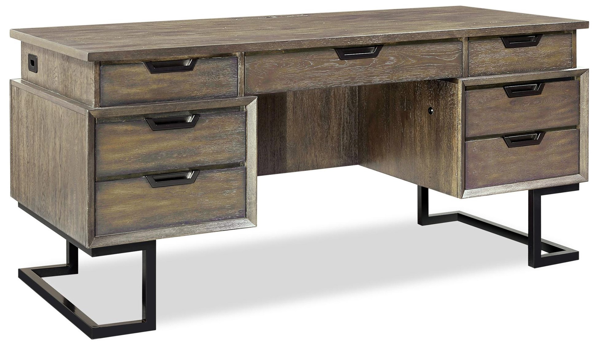 aspenhome Harper Point Executive Desk