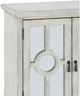 Mazin Furniture Polly Antique White Accent Chest with Mirror-2