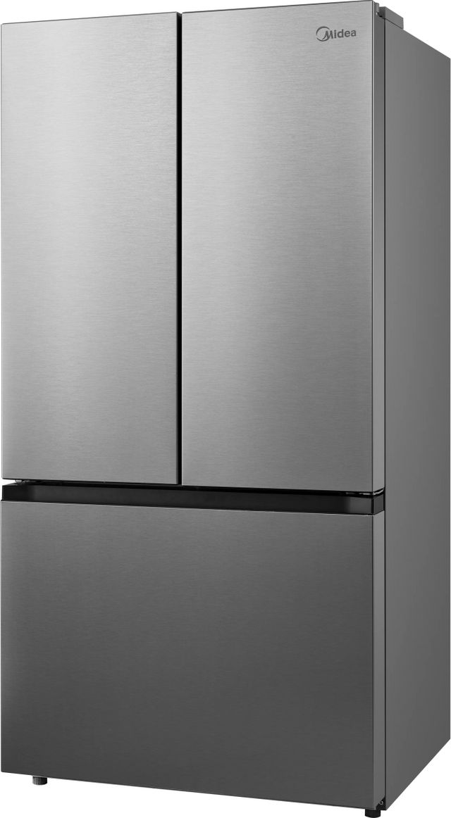 Midea® 33" 22.6 Cu. Ft. Stainless Steel Counter Depth French Door Refrigerator with Icemaker-2
