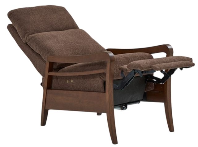 Best® Home Furnishings Customizable Ryberson Fabric Power High Leg Recliner with Espresso Legs-4