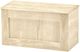 Crate Designs™ Furniture Unfinished Wood Top Storage Bench-0