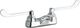 Elkay Chrome 4" Centerset Exposed Deck Faucet with Integral Spout and 6" Wristblade Handles-0