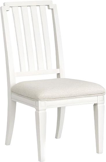 Magnussen Home® Willowbrook Egg Shell White/Natural Dining Side Chair with Upholstered Seat-0