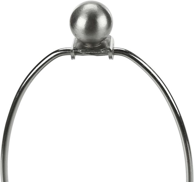 Monarch Specialties Inc. Set Of 2 24"H Silver Metal Table Lamps-1
