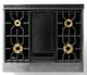 Viking® 7 Series 36" Cast Black Pro Style Dual Fuel Range-4