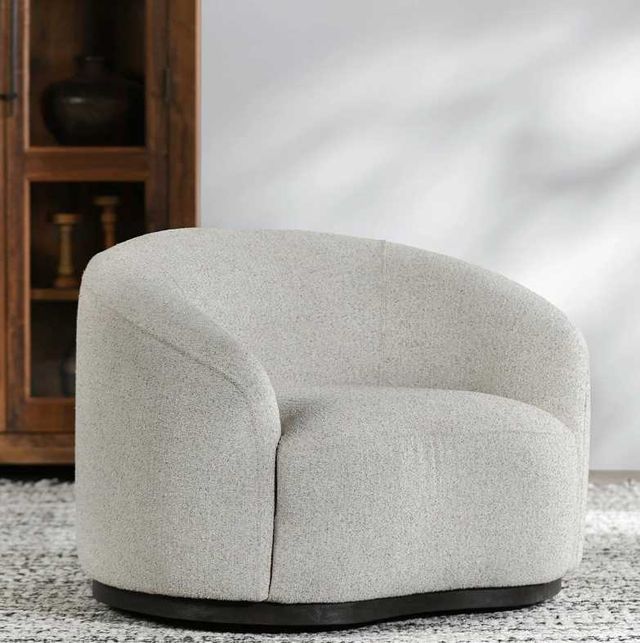 Classic Home Beverly Coastal Breeze Swivel Chair-1