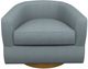 Best® Home Furnishings Customizable Ennely Swivel Barrel Chair with Honey Birch Legs-1
