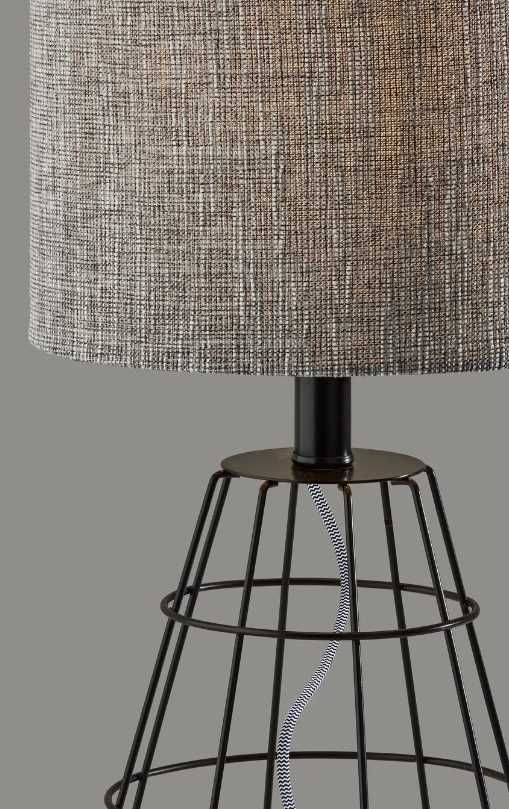 Adesso® Victor Black Table Lamp-1